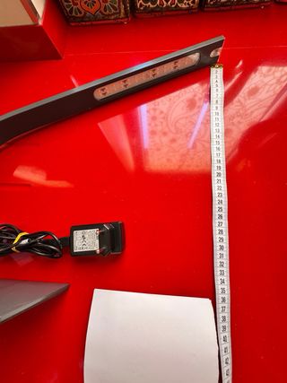 Lámpara LED Escritorio Gris