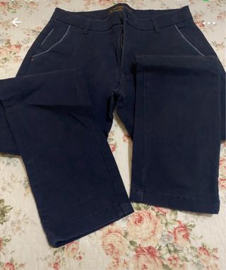 Pantaloni uomo blu
