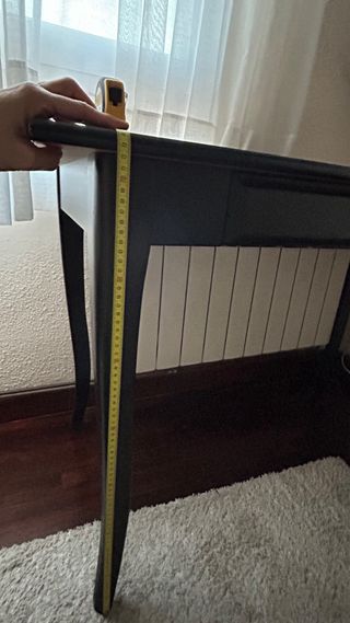 Escritorio IKEA LÄKSVIK negro 120x60 con cajón