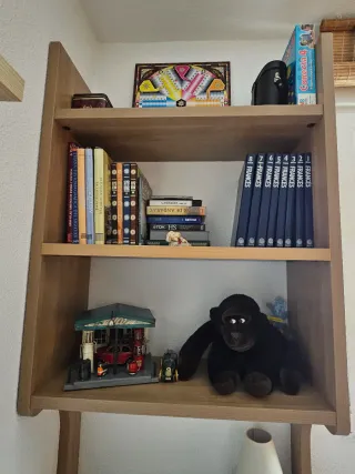 Dormitorio juvenil 2 camas completo de  madera