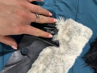 O bag pelo beige e nero