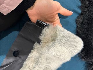 O bag pelo beige e nero