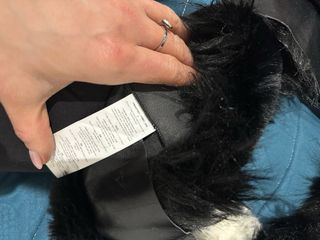 O bag pelo beige e nero