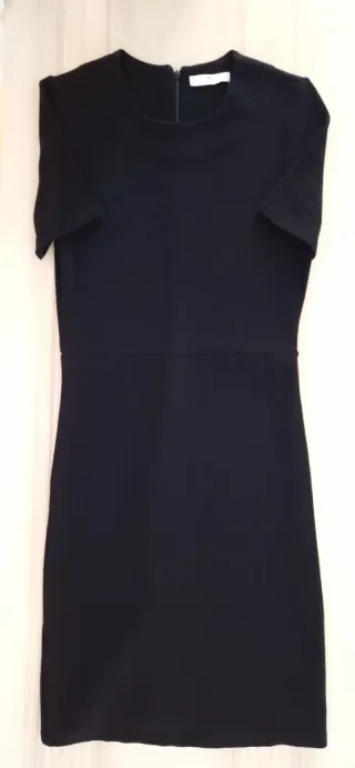 Vestido Negro Mango Talla M