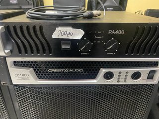 Etapa de Potencia Crest Audio CC1800 700+700 W RMS