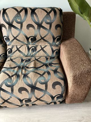 Sofá reclinable eléctrico