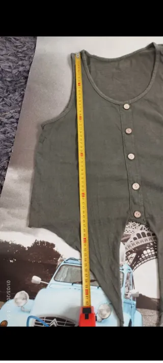 Top Boutique Italiana Talla Única Verde