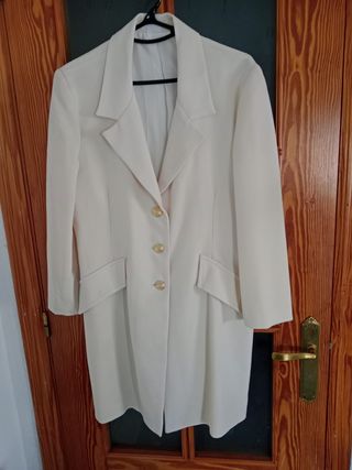 Chaqueta larga de vestir talla M