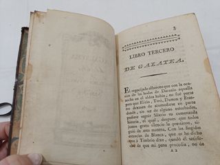 Libro Antiguo Cervantes 1805 "La Galatea"