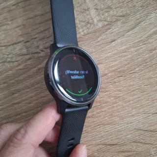 Smartwatch Garmin AMOLED GPS Música Negro