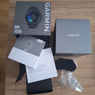 Smartwatch Garmin AMOLED GPS Música Negro