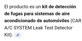 Kit de fuga aire acondicionado