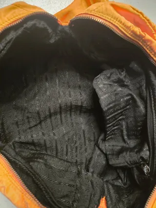 Borsa Prada Vintage Arancione Trapuntata