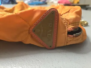 Borsa Prada Vintage Arancione Trapuntata