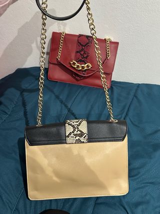 Set 2 Borse Donna Nere e Rosse