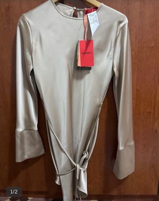 Abito MAX&Co. Beige/Oro Nuovo con Cartellino