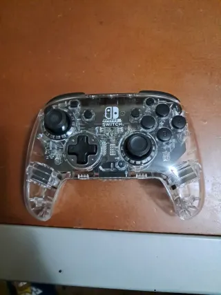 Mando Pro Switch Transparente Nintendo