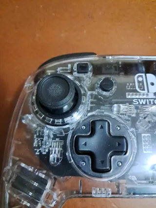 Mando Pro Switch Transparente Nintendo