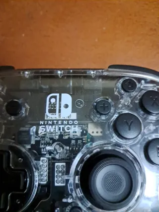 Mando Pro Switch Transparente Nintendo