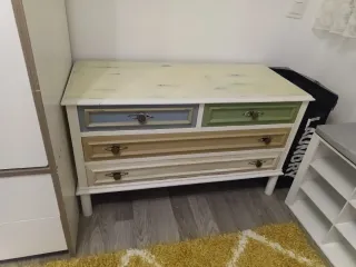 Cómoda restaurada madera