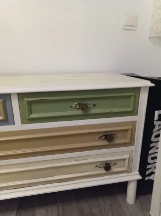 Cómoda restaurada madera