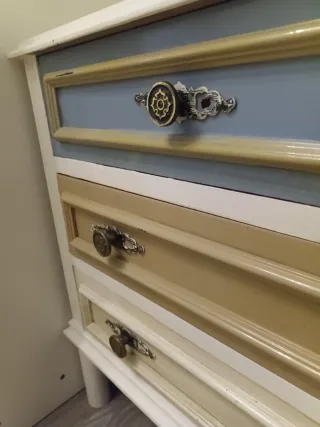 Cómoda restaurada madera