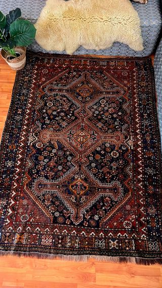 Tappeto Persiano Lana Annodato a Mano