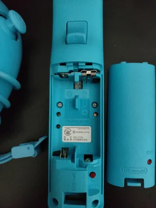 Mando Wii MotionPlus Azul + Nunchuk