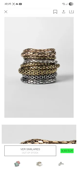 Conjunto 7 Pulseras Pull & Bear