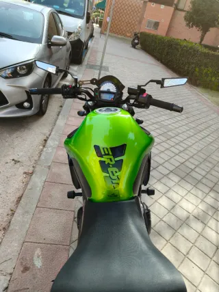 Kawasaki ER6N 2013 Negra/Verde