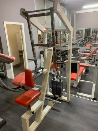 Máquina Remo Dorsal Gimnasio