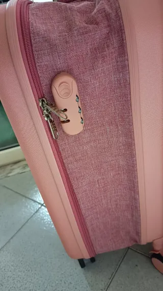 Trolley cabina slim rosa