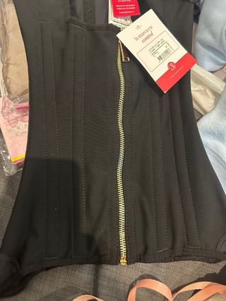 Faja Salome Dama Cierre y Broche Negro Talla M