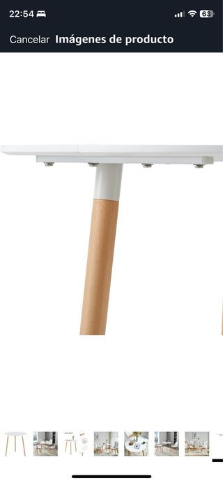 Tavolo rotondo da pranzo/cucina in legno