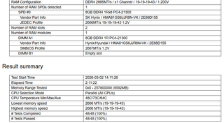 Ram DDR4 SO-DIMM 1x8GB Sky Hynix 2666Mhz