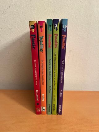 Libros de Pesadillas (Goosebumps) en castellano.
