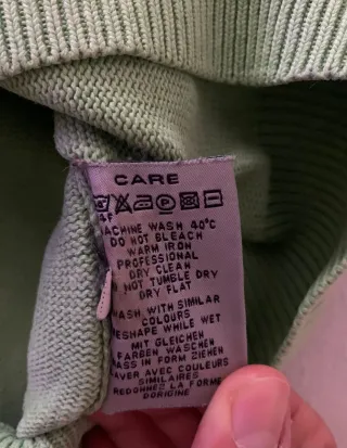 Jersey Gant Verde Menta Talla L