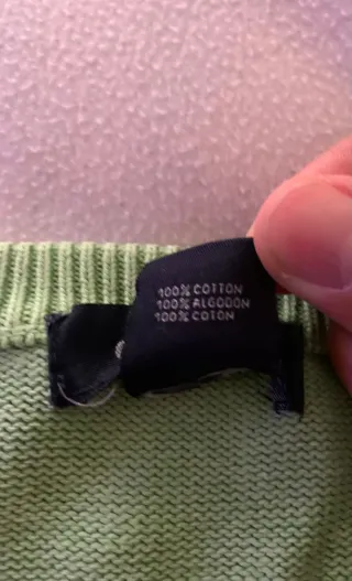 Jersey Gant Verde Menta Talla L