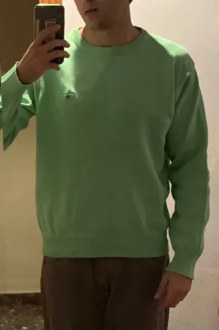 Jersey Gant Verde Menta Talla L