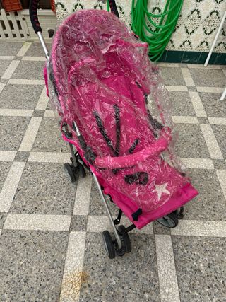 Silla de paseo rosa