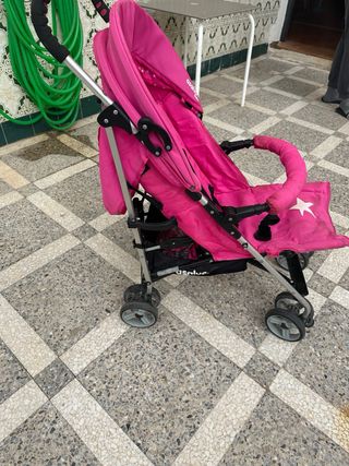 Silla de paseo rosa