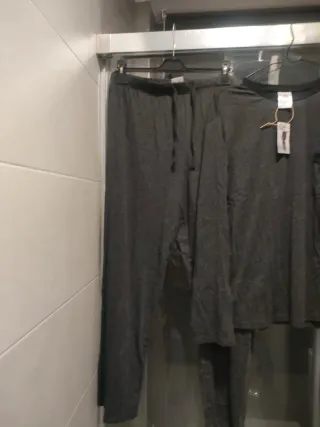 Pijama hombre gris talla XL