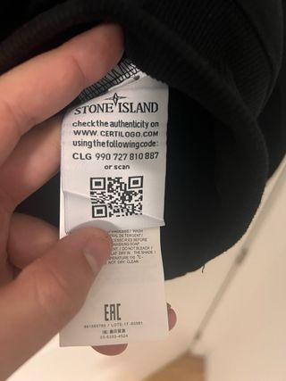 Sudadera Stone Island Negra