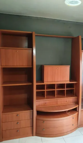 Mueble de salón modular madera