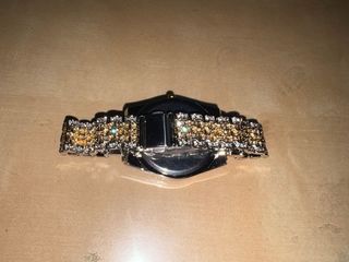 Reloj Elegante Hombre Azul y Dorado