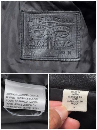 Cazadora Levi's de cuero de búfalo Talla M