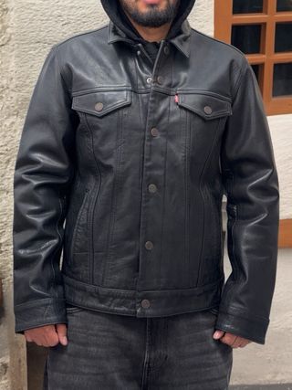 Cazadora Levi's de cuero de búfalo Talla M