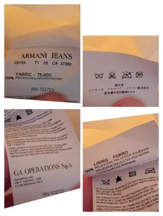 Borsa in PVC Armani Jeans