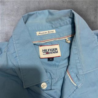 Camicia Tommy Jeans Celeste Uomo