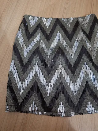 Falda lentejuelas de vera & lucy